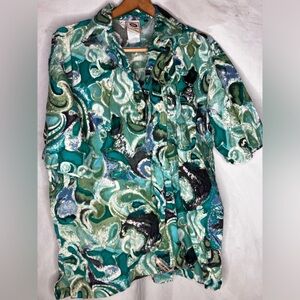 Gotcha Covered vintage 90s funky patterned shirt L